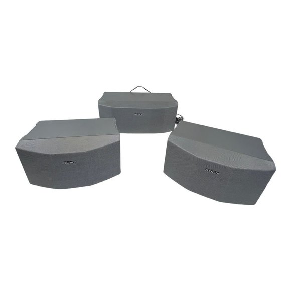 Sony Vintage 3 Speaker Set Model # SS - RS175D & SS - CT175D Silver - Picture 15 of 16